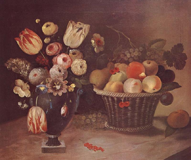 William Buelow Gould Flowers and Fruit oil painting picture